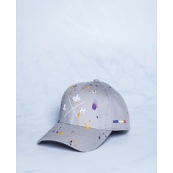 LXH CAP GREY YELLOW PAINT